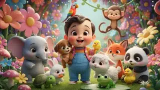 Animal Friends Sharing & Helping Song for Kids | Kindness Song for Kids, Popular Nursery Rhyme, 🐶🐱🦊🎶