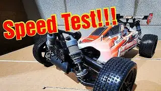Carson Dirt Warrior 2.0  1st run on Tarmac Speed test