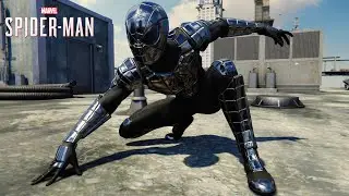 Spider-Man PS4 - Spider Armor MK1 Suit Free Roam Gameplay