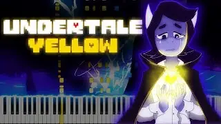 Undertale Yellow // Forlorn // Duet | LyricWulf Piano Tutorial on Synthesia