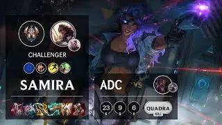 Samira ADC vs Lucian - EUW Challenger Patch 11.18