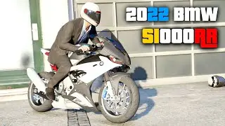 2022 BMW S1000RR - GTA 5 Real Life Motorcycle Mod + Download Link!