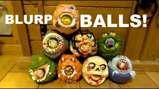 Blurp Balls Complete Set of 8 - a Resource for Collectors!