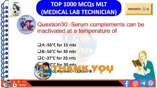 MLT TOP 1000 MCQs || Medical Lab Technician MCQs #medicaltuber