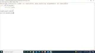 How to assign function name to variable and how to pass arguments in variable