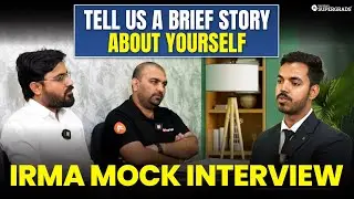 IRMA Mock Interview with Raghav 🎤| How to Introduce Yourself in Interviews at Top B-Schools 🚀✍🏻