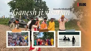 Ganesh ji visarjan vlog | travelwithshubh | @kvdiariesvlog 