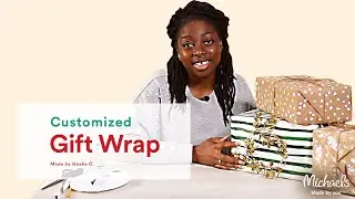 3 Ways to Customize Your Gift Wrap | Holiday How-Tos | Michaels