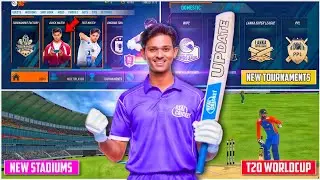 Real Cricket New T20 World Cup 2026 Update 💥 New Tournaments - Stadiums  🏟️ Full Review 