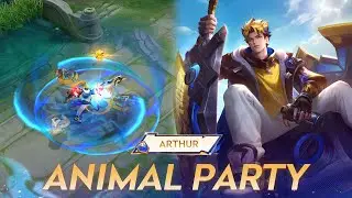 Animal Party Arthur | Skin Showcase Shorts | Honor of King