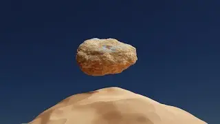 BLENDER FLOATING ROCK