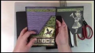 Wonderland Mini Album Page Construction Video