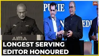 Aroon Purie, India Today Group Founder Honoured By AIMA For Lifetime Contribution To Media