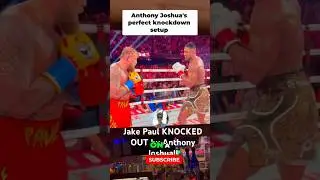 Anthony Joshua PERFECT Knockdown vs Jake Paul! #shorts
