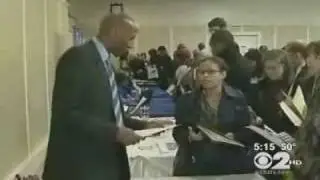 Waiting for Work - CBS2 Coverage of NYSEC Job Fair
