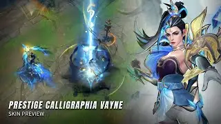 Prestige Calligraphia Vayne Skin Preview &ndash; League Of Legends Wild Rift