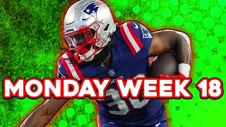 NFL DraftKings Picks + FanDuel NFL Week 18 Monday Night Football MNF Showdown!