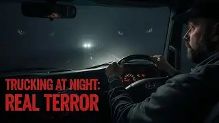 Trucking at Night: The REAL Scary Experience (No Sleep, Fog & Ghosts?)