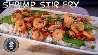 Spicy Shrimp Stir Fry - Chinese Food - 36 Inch Blackstone Griddle