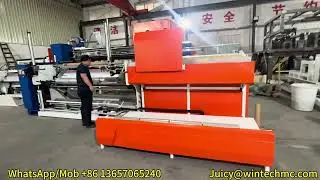 2400MM Industrial Stretch Film Co-extrusion Line, High Speed Polyethylene Cast Film Machine