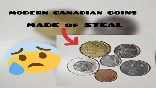 National geographic pro metal detector and Modern Canadian coins and iron discrimination.