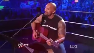 Rock , john cena_sings uppar ke 36 niche ke 32 in WWE  leaked video ft. Rock and his team