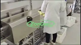 Apple chips making processing line vacuum low temperature