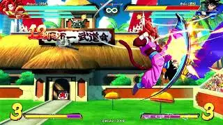 DBFZ: SSJ4 Gogeta medium auto combo rejump!