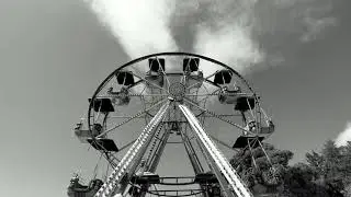 Amusement Park - Ferris Wheel - 4K Royalty free stock video