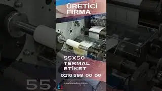 55x50 mm Termal Etiket &Uuml;retimi - Barkod &Ccedil;arşı