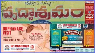 SCIT Khammam to Orphanages Visit on Eve of Sri Chaitanyotsav /#SCITOrphanagesVisit /#PrasadSir/#KITS