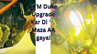 KTM Duke Upgrade Day 🔧 | Full Service + Safety Accessories (Part-2)
