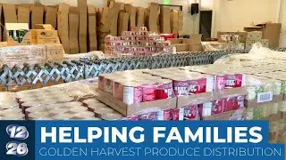 Golden Harvest hosts produce distribution to help local families