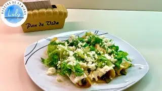 TACOS DE REQUES&Oacute;N CON RAJAS | Luly - recetas de comidas |