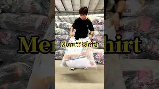 Used brand men t shirt wholesale supplier #secondhandshoes #wholesalesupplier #usedshoes