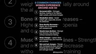 Women 50+ ⚠️ These Changes Shock Most Woman!  #WomensHealth#Menopause#Dr.Joyce