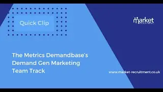 The Metrics Demandbase&rsquo;s Demand Generation Marketing Team Track