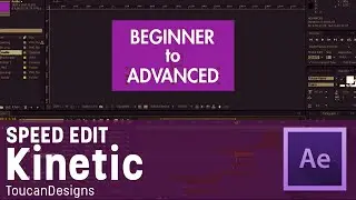 Speed Editing: Kinetic Typography - GROUND ZERO - SPEED EDIT After Effects
