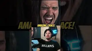 Amazing Grace - Dan Vasc (Metal Singer Performance) REACTION 🔥 #Shorts