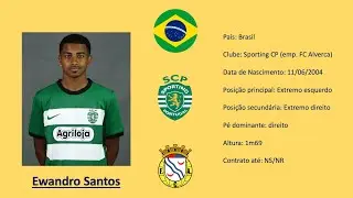 Ewandro Santos | 2004 (Sporting CP | Alverca) footage vs Santa Clara U23