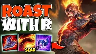 FULL AP BRAND CREATES A BARBEQUE WHEN HE ULTS! AOE MELT EVERYTHING! - League of Legends