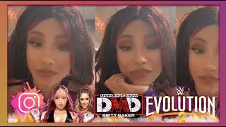 Mercedes Mone instagram live comments on WWE Evolution 2, Britt Baker, Mina Shirakawa and more