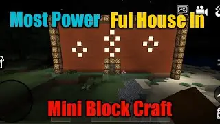 Testing Most Powerful House In Mini Block Craft | Hamne Banaya Most Powerful House |Adarsh Gaming 98