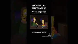 Bart Simpson y Ned Flanders hablar sobre la muerte de Edna Krabappel 💔😭