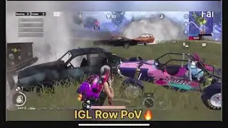 IGL Row PoV⚡️🔥|| bgmi gameplay || competitive gameplay || T2 lobby gameplay