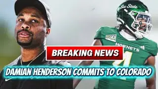 🚨BREAKING: Damian Henderson RB COMMITS to Deion/Brennan & Colorado | CU RUNNING THE BALL