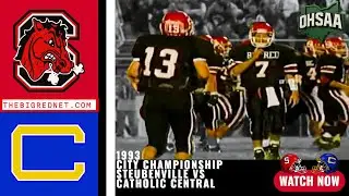 1993 🏈 Steubenville Big Red 🆚 Catholic Central | City Championship