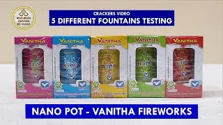 nano pot | Vanitha Fireworks | Pattasu | sivakasi crackers video | sky shot testing | best of 2025