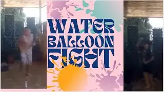 Water balloon fight gone wrong 