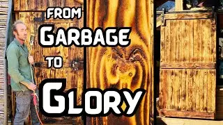 #11 | DIY Pallet Wood Barn Door on a Budget  | How to Build a Beautiful Door for Only €10